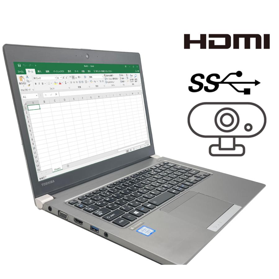 dynabook R ノートパソコン Windows11 中古パソコン 東芝 R63 中古