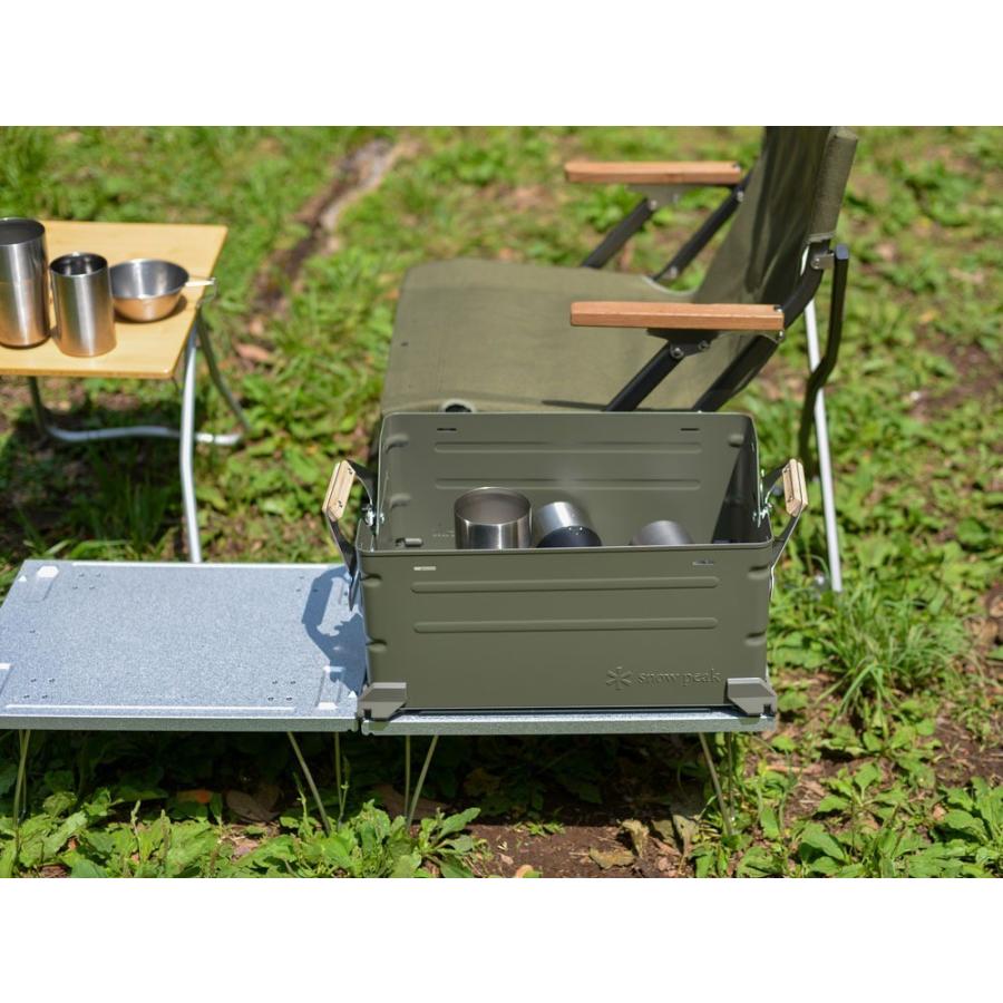 snow peak（スノーピーク） シェルフ コンテナ 25 オリーブドラブ 数量