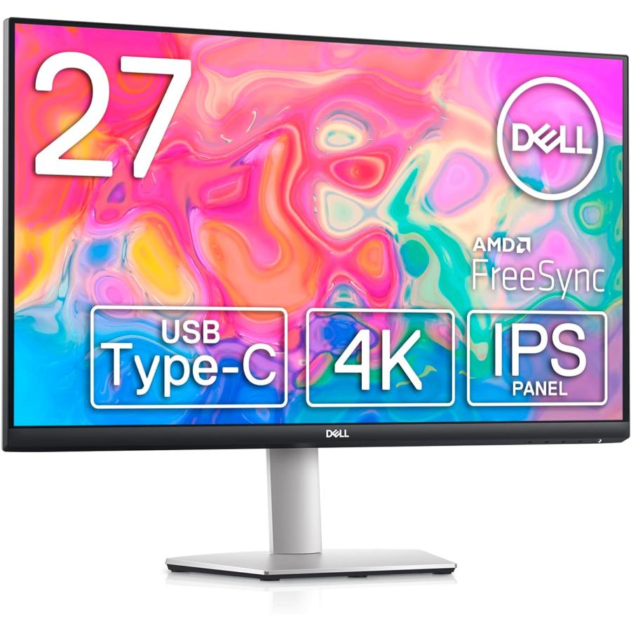 DELL（デル） Dell S2722QC 27インチ 4K モニター : ライフスタイル