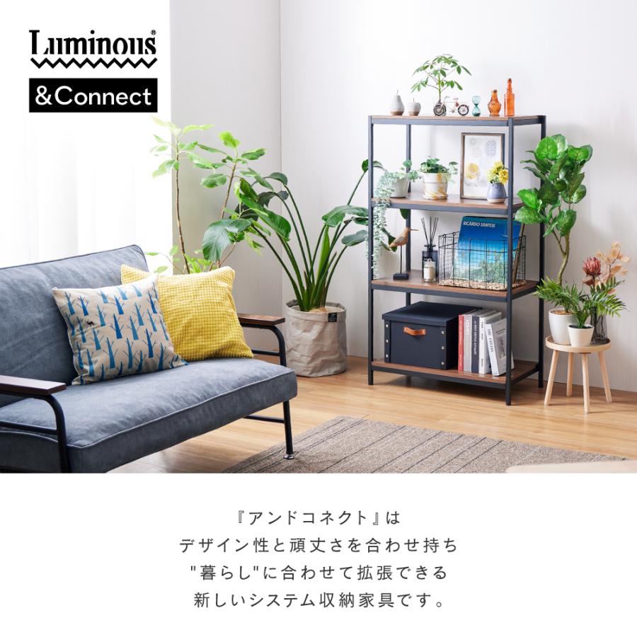 Luminous 「新商品」アンドコネクト オープンラック 木製 頑丈