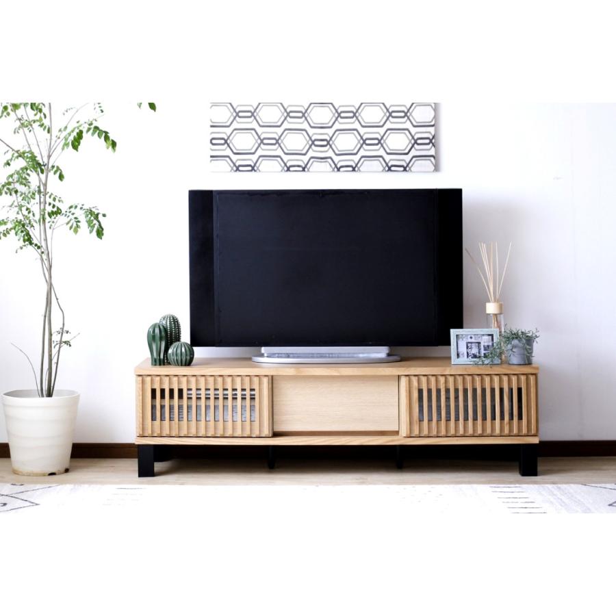 テレビボード ナチュラル ウォールナット 完成品 150 幅 センチ テレビ