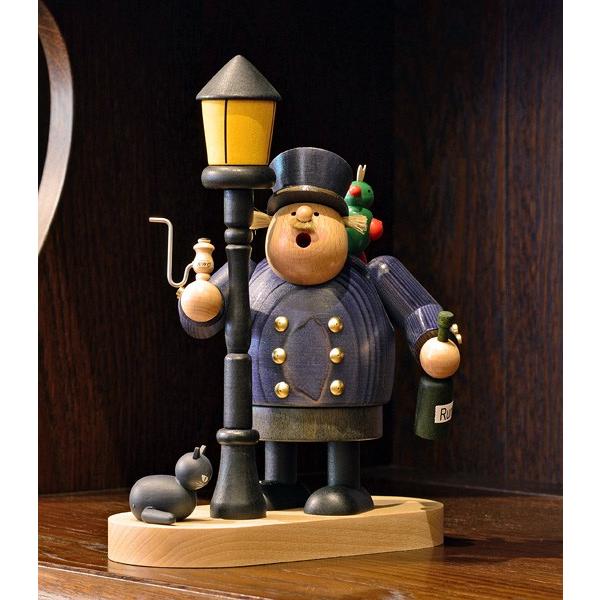 ドイツ木工芸品 煙出し人形 酔っ払った船長 黒猫 : 横浜元町 竹中