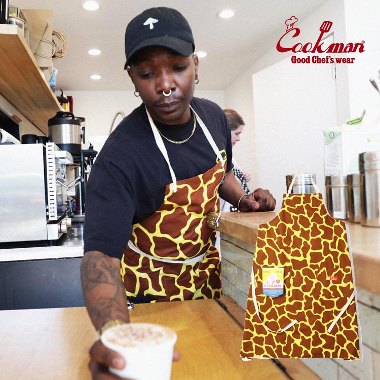 COOKMAN（クックマン） Long Apron Giraffe ロングエプロン ジラフ 233