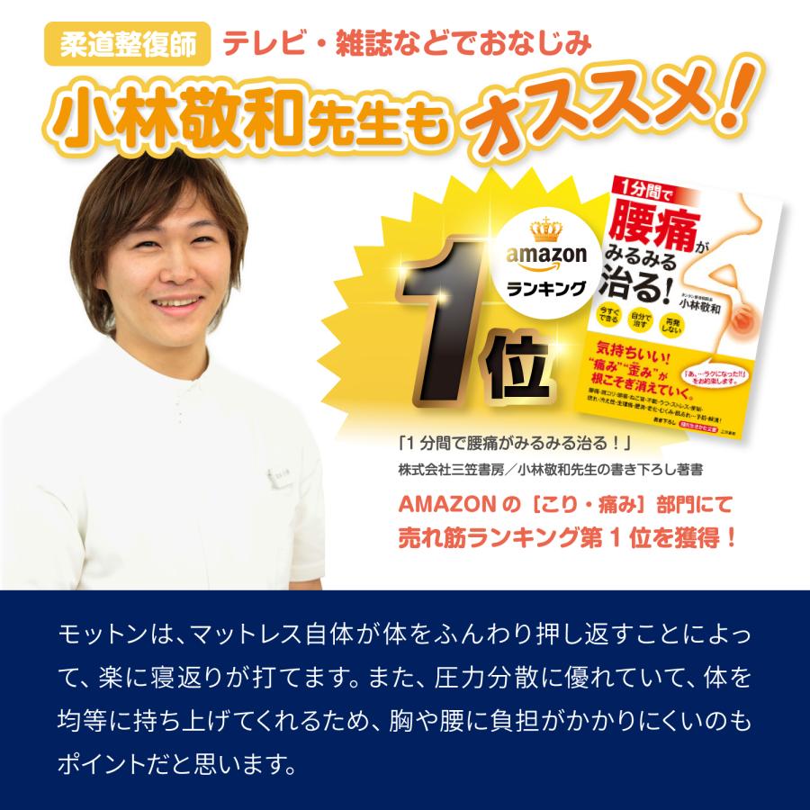 モットン マットレス 高反発 クイーン 腰痛 腰対策 マットレス ベッド