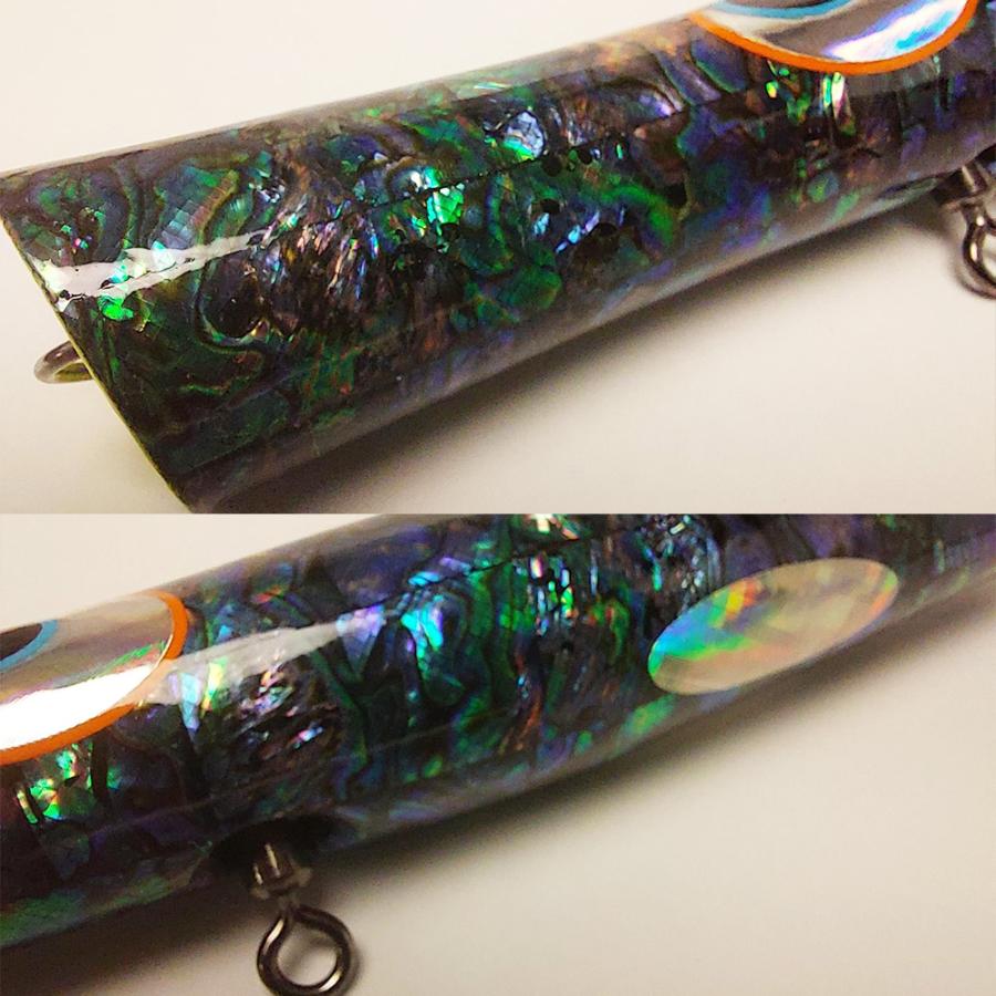 即納 新品 未使用 貝田ルアー トランペット 170 ブルーアワビ トップ