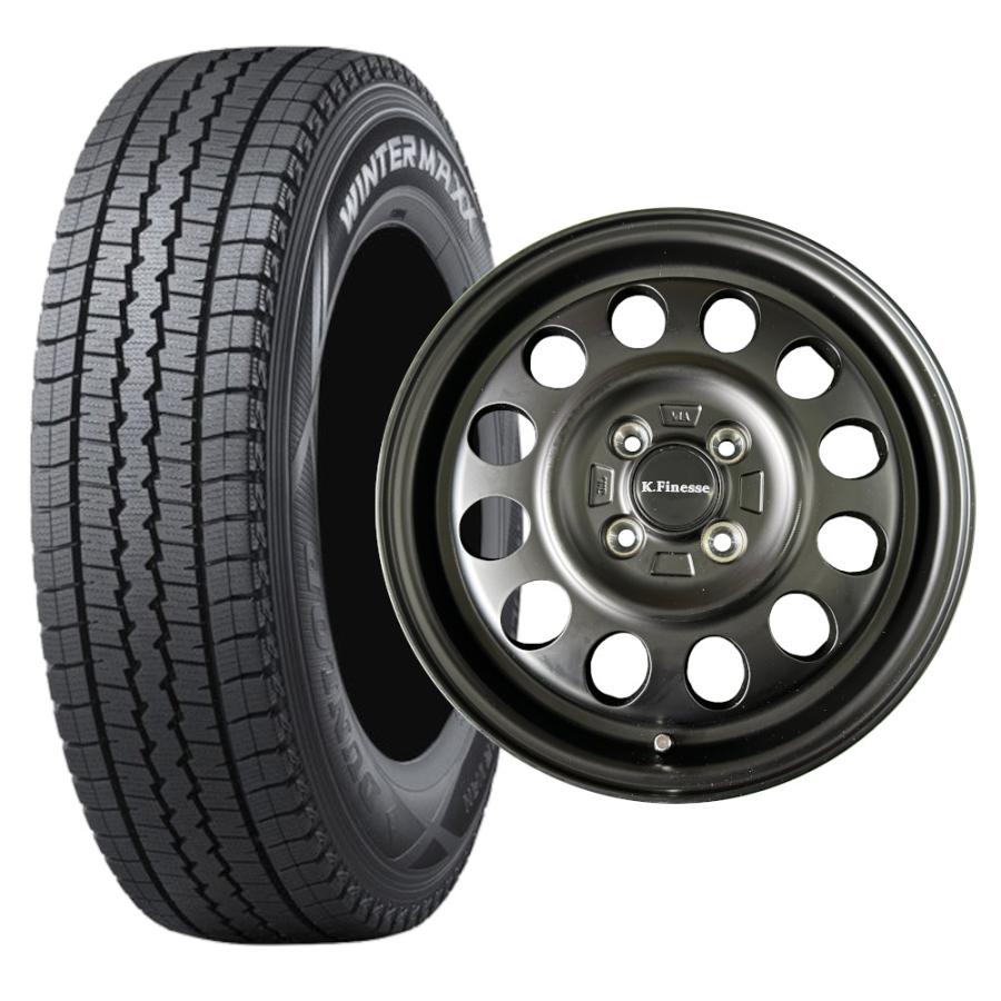 WINTER MAXX ダンロップ SV01 145R12 6PRアルミホイールセット 4本