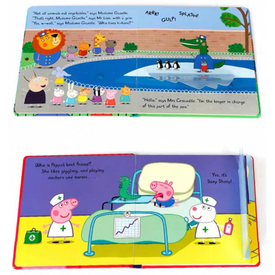 PEPPA PIG ペッパピッグ ボードブック 4冊 セット 英語絵本 めくって