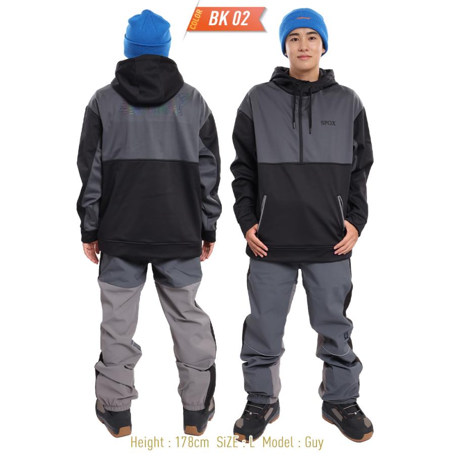 スノーボードウェア 上下セット SPOX スポックス ボンディング 防水