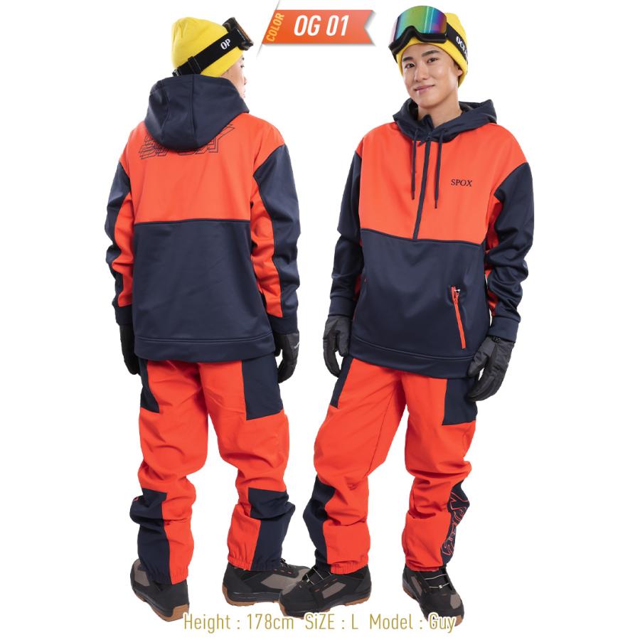 スノーボードウェア 上下セット SPOX スポックス ボンディング 防水