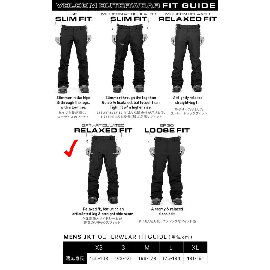 VOLCOM（ボルコム） 24-25 VOLCOM L GORE-TEX PANT エル ゴアテックス