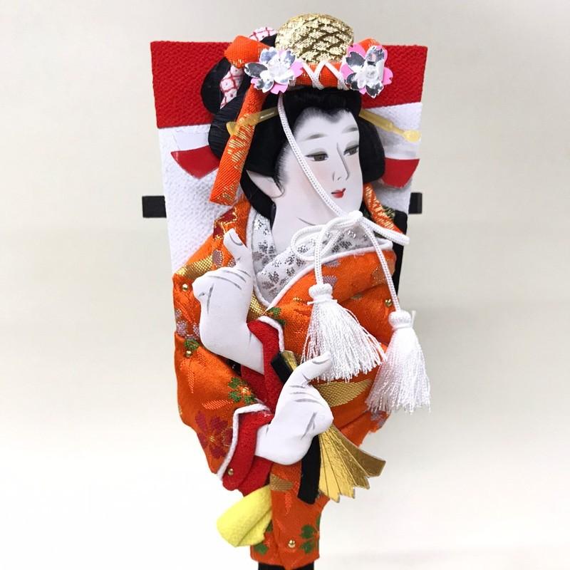 道成寺 【7号押絵羽子板】 初正月 コンパクト 豆羽子板 ミニ羽子板