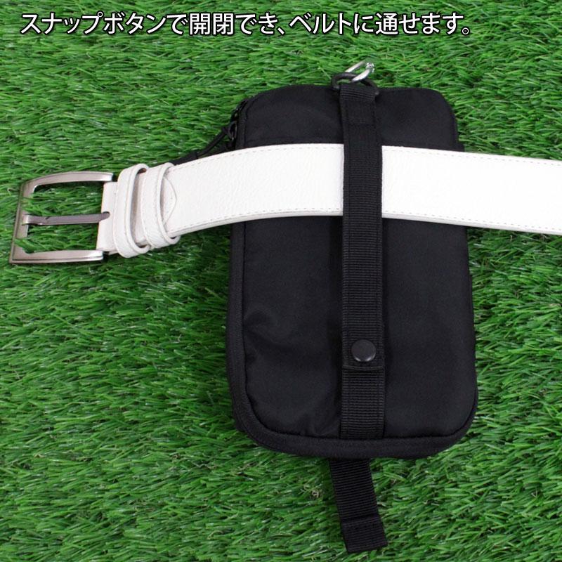 ゴルフ マルチポーチ ボールケース スマホ収納可能 メンズ 距離計