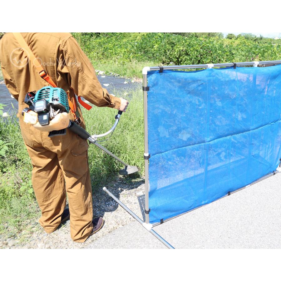 ポイント5倍！】 衝立フェンス 1.2m×1.8m 改良版 ステンレス支柱