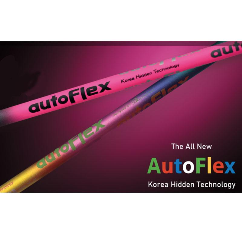 オートフレックス シャフト アイアン用 ピンク ブラック 39インチ Auto