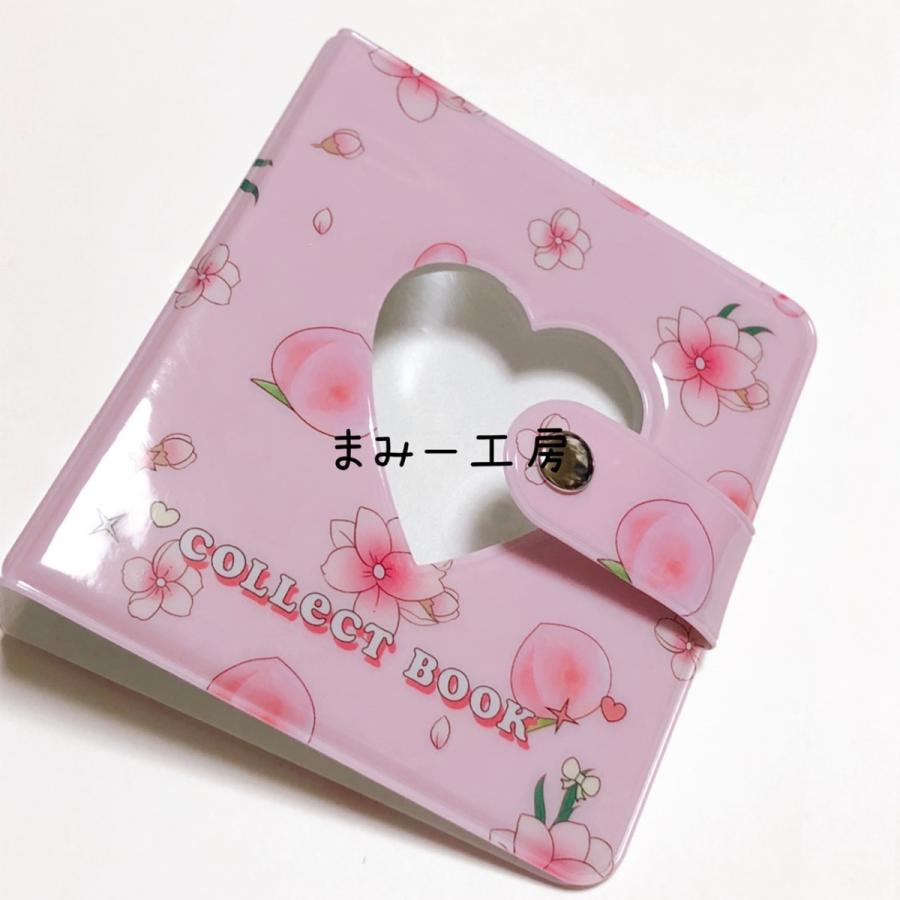 3穴バインダー コレクトブック 約11*23センチ（開いた状態） : まみー