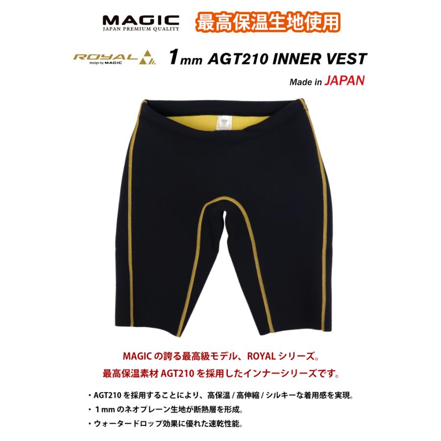 サーフィン インナー MAGIC マジック 1mm Royal AGTitan210 Inner HP