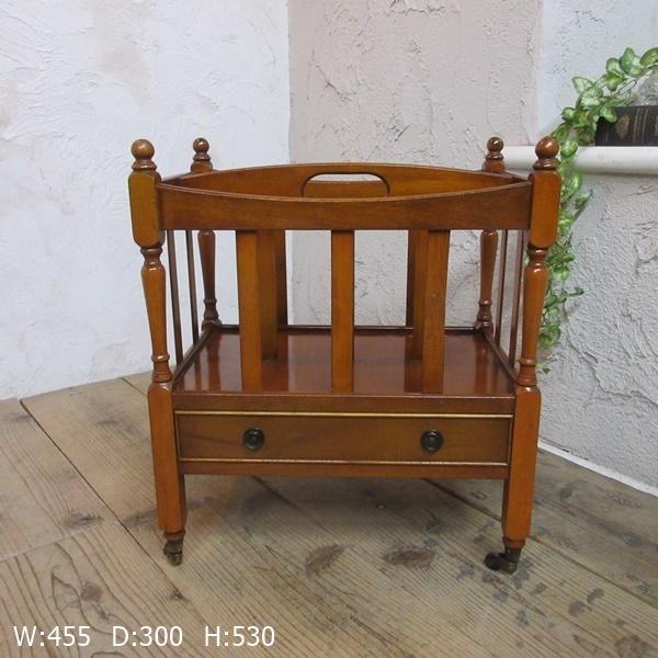イギリス アンティーク 家具 マガジンラック カンタベリー 楽譜入れ