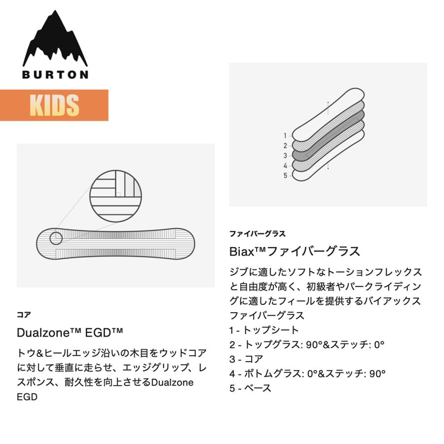 BURTON（バートン） スノーボード 板 キッズ 25-26 Burton カスタム