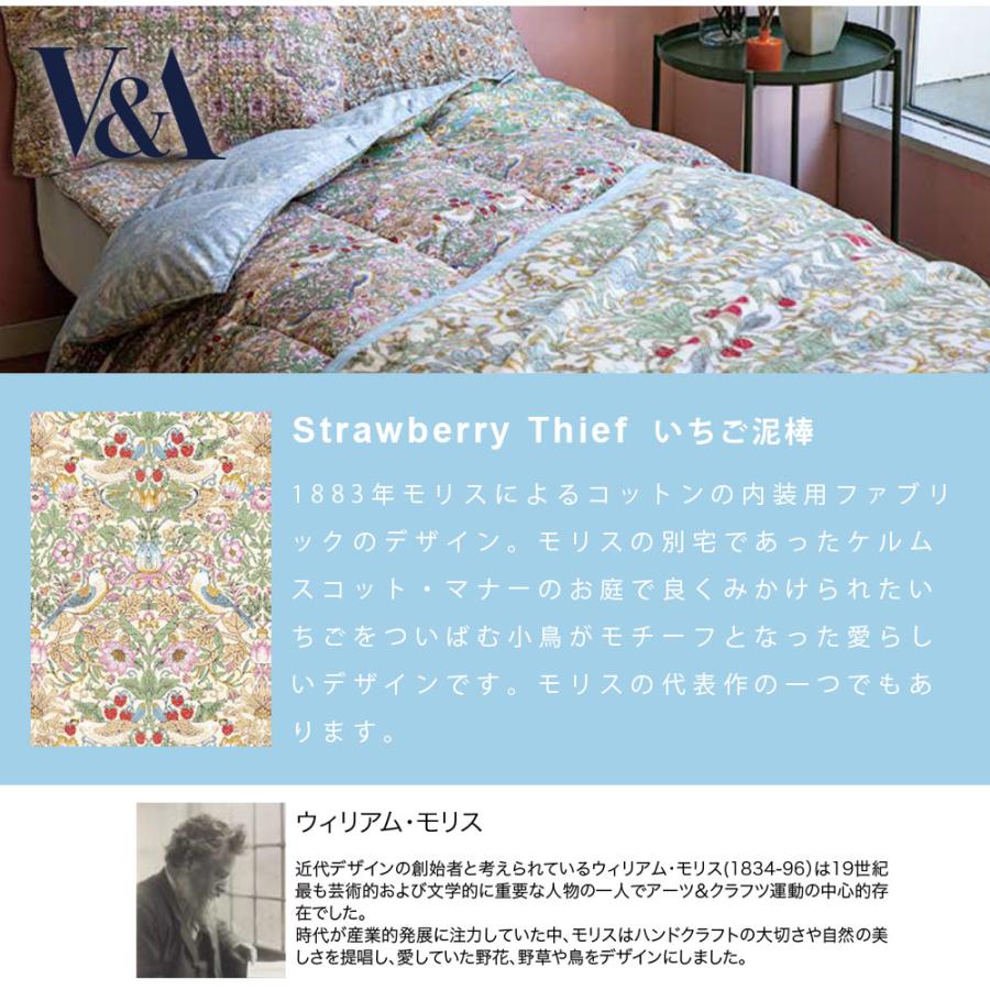 ロマンス小杉 掛けふとんカバー シングルロング V&A いちご泥棒