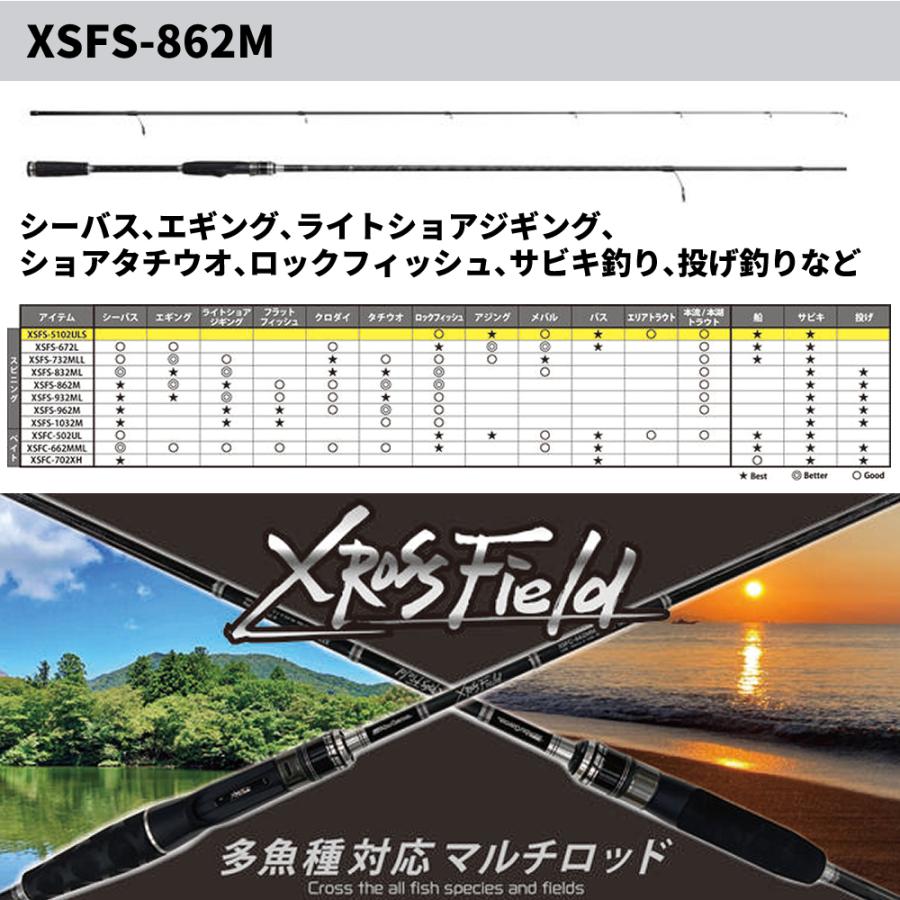 Abu Garcia（アブガルシア） 決算セール クロスフィールド XSFS-862M