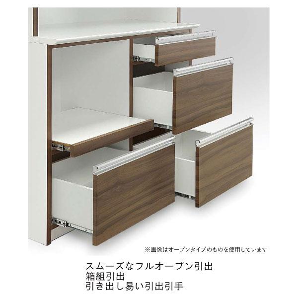 食器棚 ダイニングボード カップボード 120cm幅 ホワイト