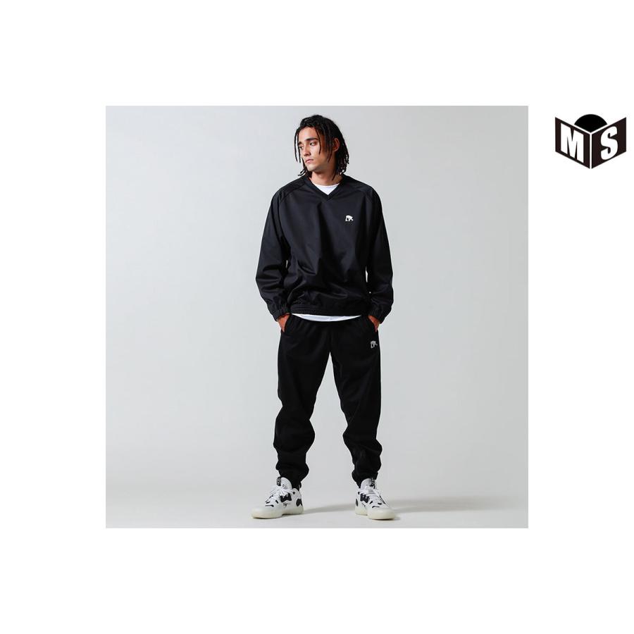 バスケ ウェア エゴザル EGOZARU Vネックウィンドジャケット ブラック