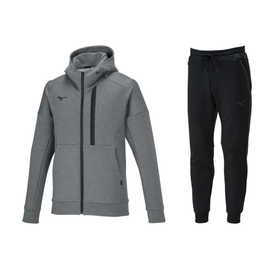 MIZUNO（ミズノ） ストレッチ スウェットフーディ パンツ 上下セット