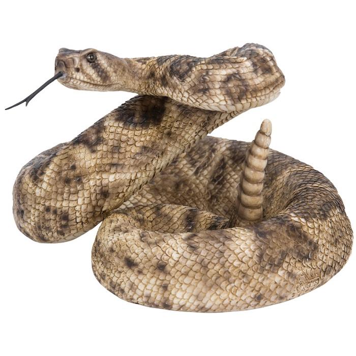 蛇の置物 ダイヤモンドバッグ ガラガラヘビ 横幅20cm 動物 おしゃれ