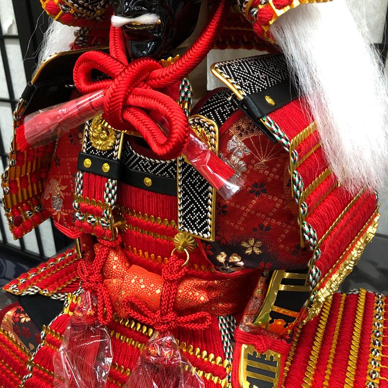 旭翠作 武田信玄 収納式 鎧飾り 10号 鎧単品 五月節句 五月人形 よろい