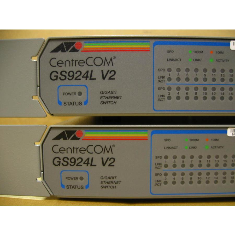 ▽Allied Telesis CentreCOM GS924L V2 24ポート ギガビットスイッチ 2