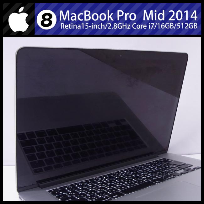 MacBook Pro ☆MacBook (Retina, 15-inch, Mid 2014)・Core i7 2.8GHz