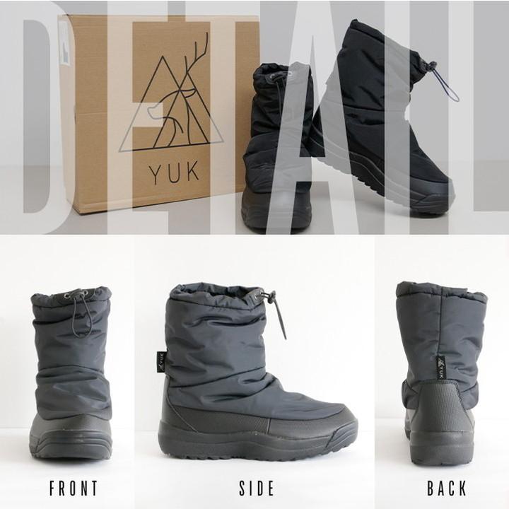 yuk（ユック） スノーブーツ 防水YUK メンズ 滑らない スパイク付き