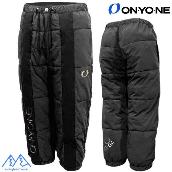 オンヨネ（ONYONE） 中綿入 ミドルジャケット & 七分丈パンツ ブラック