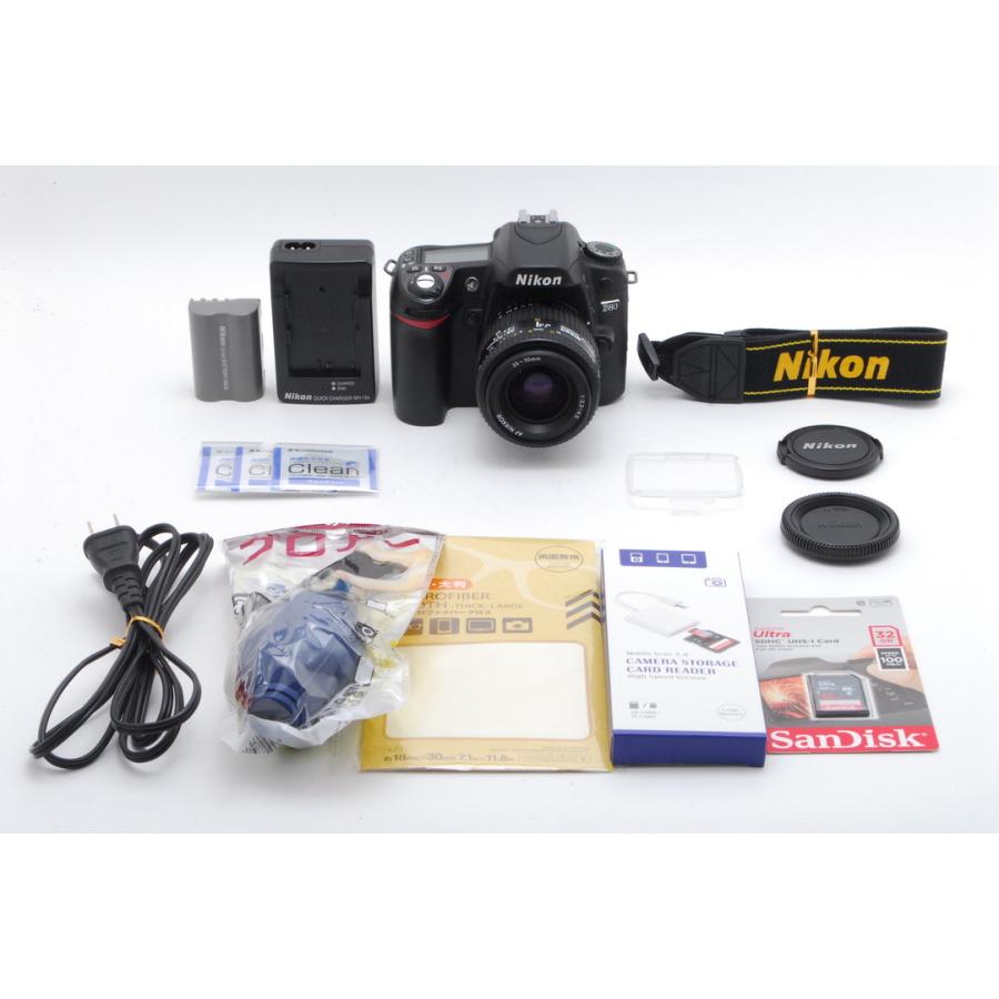 ニコンD Nikon ニコン D80 レンズキット 新品SD32GB付き iPhone転送