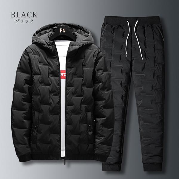 中綿ジャケット パンツ メンズ セットアップ セット 中綿 防寒 暖かい