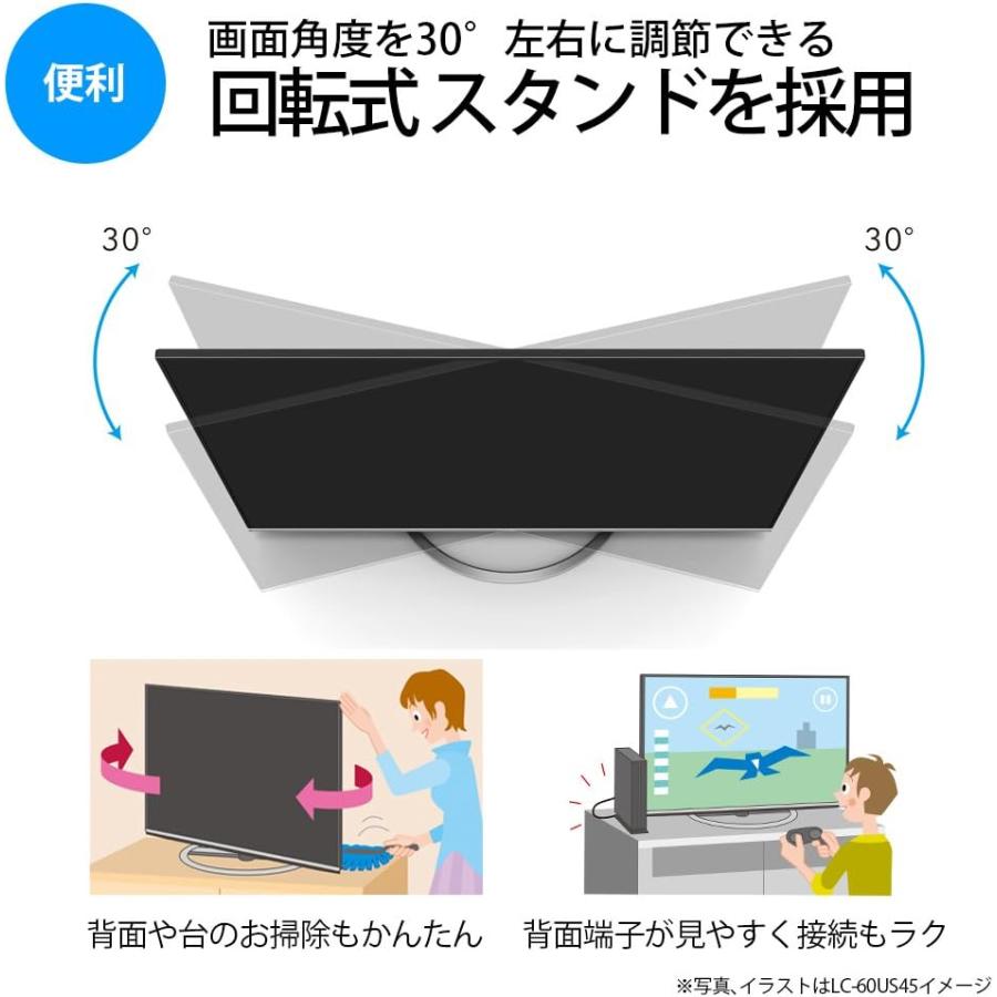 SHARP（シャープ） スタンド欠品 SHARP AQUOS LC-40U45 40V型 4K対応