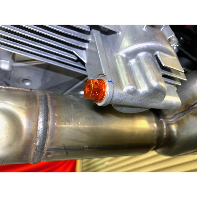 ZX-25R 20- / ZX-4R 23- オイルドレンボルト オレンジ スーパーナウ