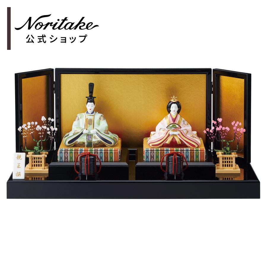 ノリタケ 歳時記 親王揃(中) ( 雛人形 コンパクト : ノリタケ公式