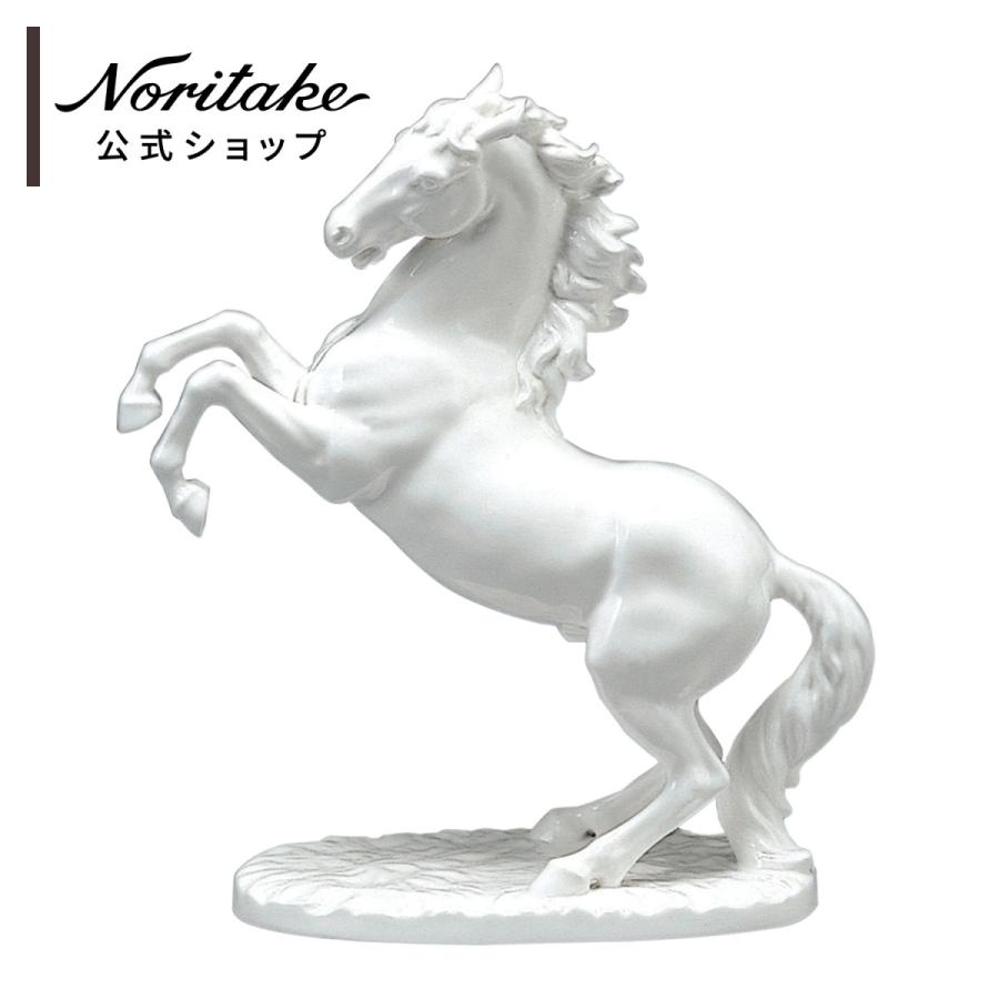 ノリタケ 置物 “跳ね馬” ( ギフトボックス入り おしゃれ ブランド