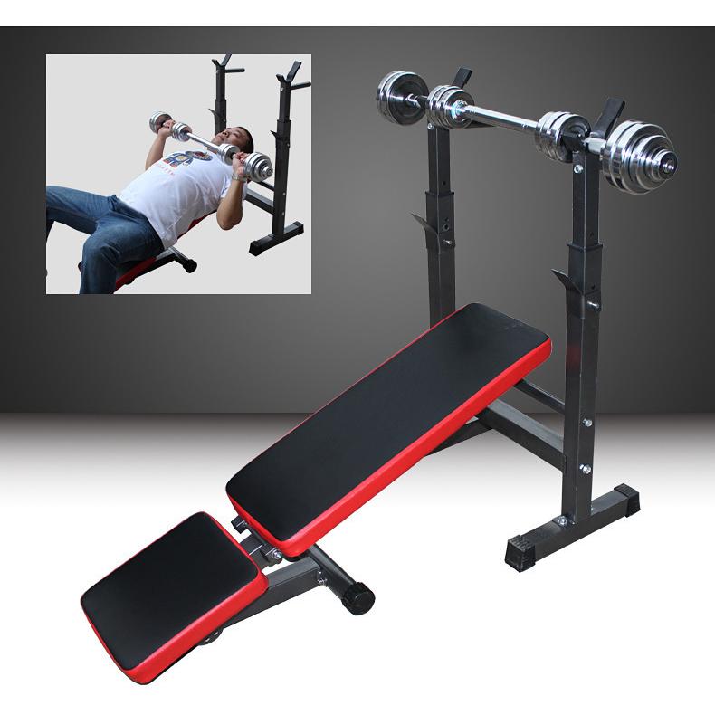 送料無料】角度調整可能 バーベル台付きマルチプレスベンチ・ベンチ