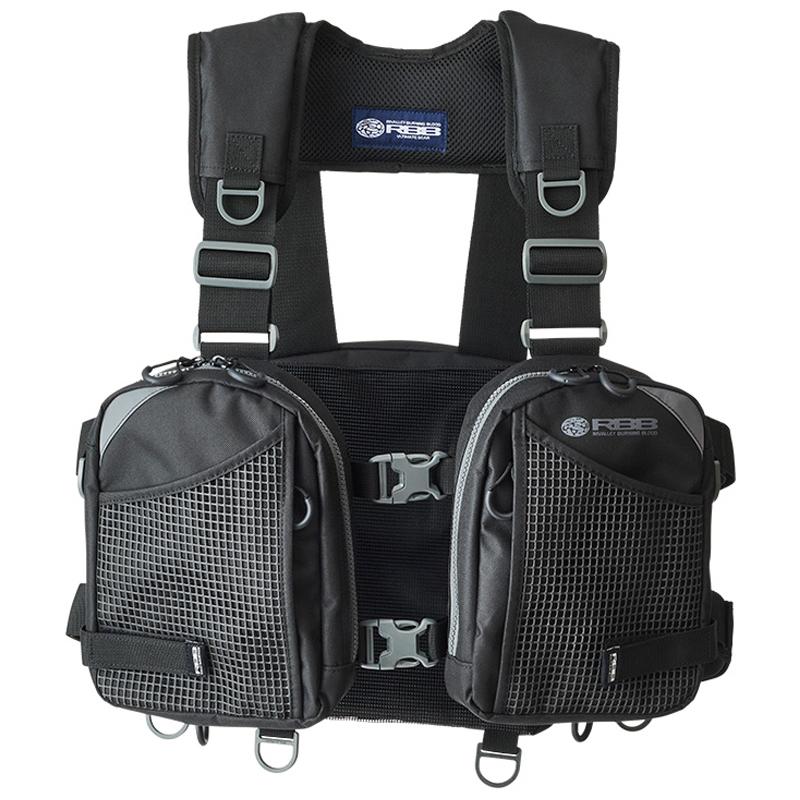 フローティングベスト リバレイRBB RBB サーフゲームベスト ブラック