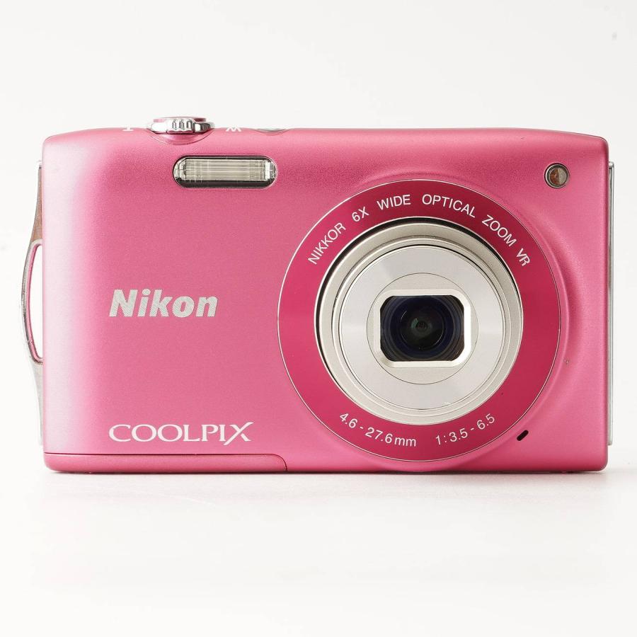 ニコン（Nikon） Nikon COOLPIX S3300 ピンク : ナチュラル・カメラ