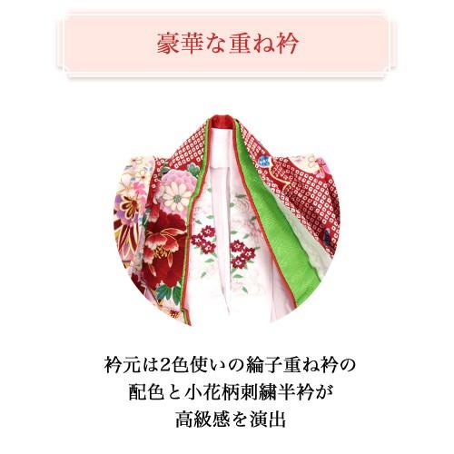 七五三 着物 3歳 女の子 正絹 選べる全8柄 高級正絹被布セット〔zu