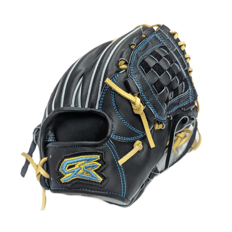 GSグローブ 硬式グローブ 内野手 当て挟み改 ゴリラブラック×キャメル