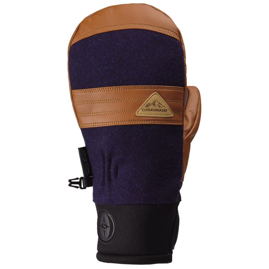 OGASAKA（オガサカ） 小賀坂 スキーグローブ GQ-CAM 茶色×ネイビー