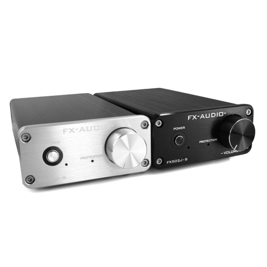 FX AUDIO FX-AUDIO- FX502J-S[ブラック] TPA3250搭載50W×2ch