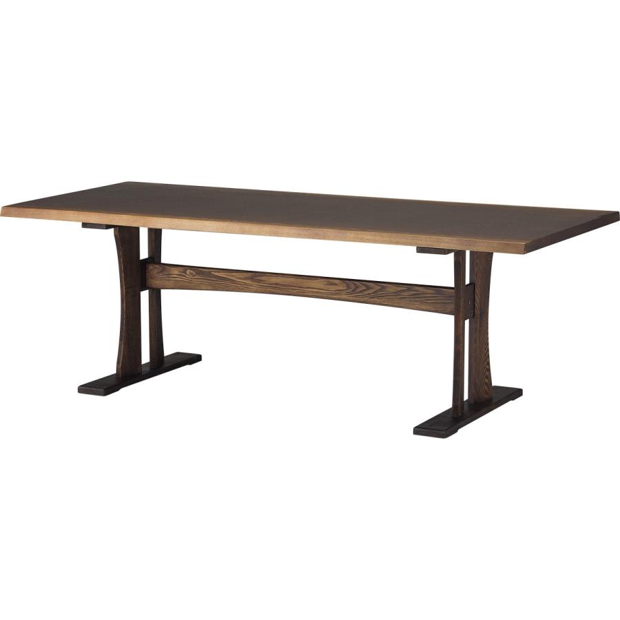 ニトリ（NITORI） 幅200cm 天然木ダイニングテーブル(ヤマト4 200 DBR