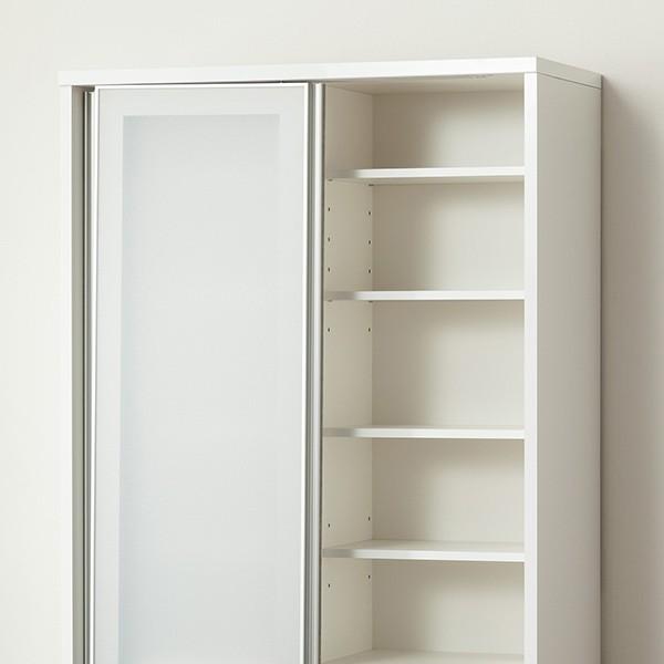 ニトリ（NITORI） 幅100cm ダイニングボード(ポリート100WH H) 食器棚