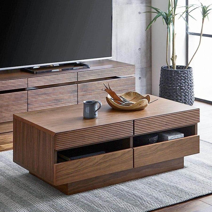 ニトリ（NITORI） 天然木センターテーブル105 (WAL) ニトリ期間限定：4