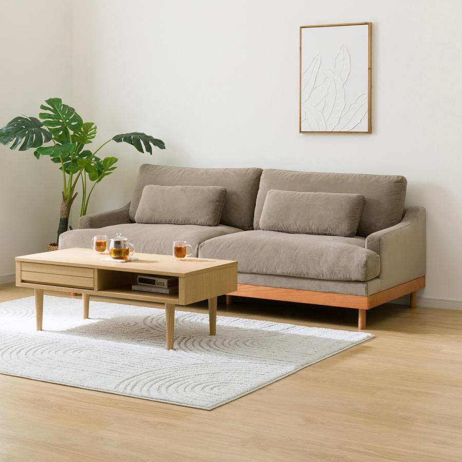 ニトリ（NITORI） ソファー ソファ 3人掛け 布張りソファ(LB03 MO